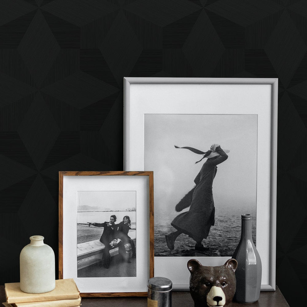 
                  
                    CP90510 geometric textured vinyl wallpaper decor from Seabrook Designs
                  
                