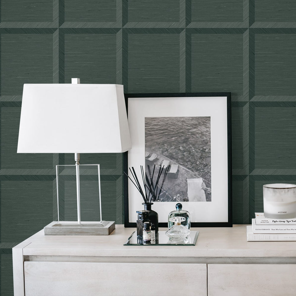 
                  
                    CP90804 geometric textured vinyl unpasted wallpaper decor from the A Lot More Textures collection by Seabrook Designs
                  
                