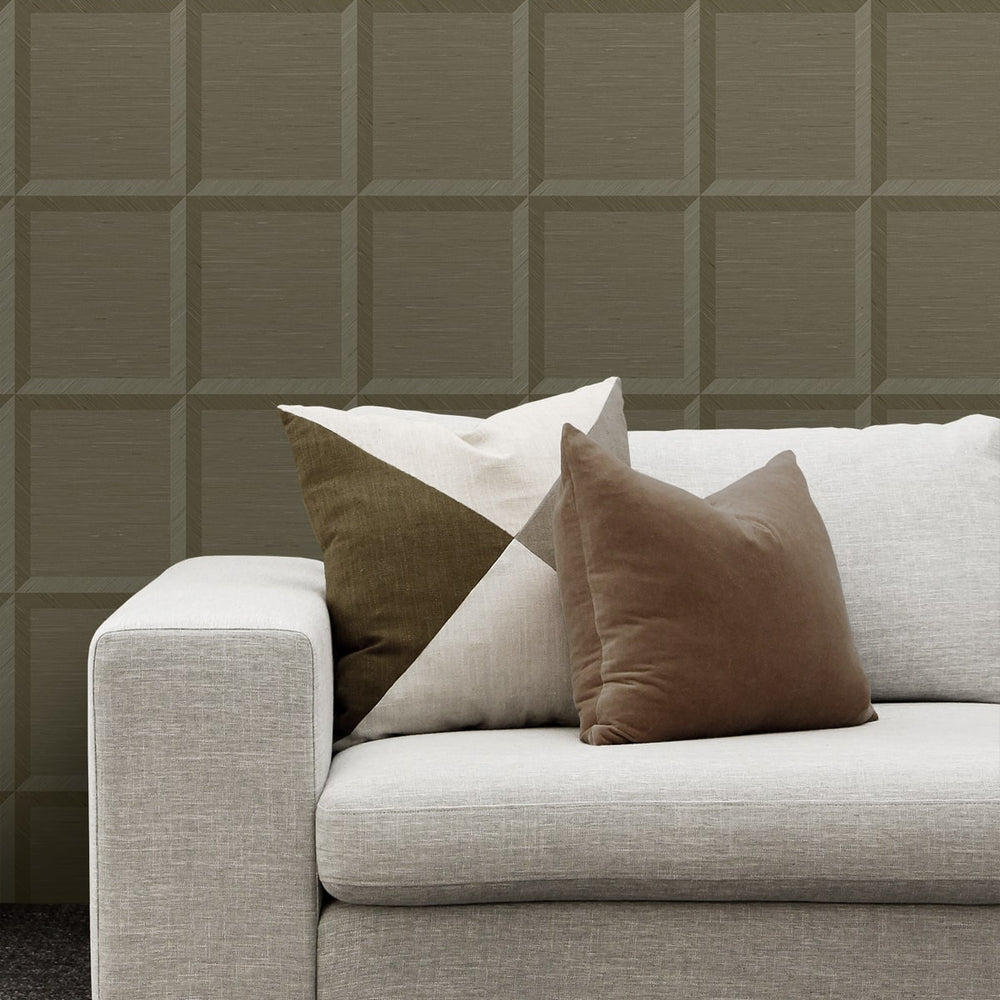 
                  
                    CP90805 geometric textured vinyl unpasted wallpaper living room from the A Lot More Textures collection by Seabrook Designs
                  
                