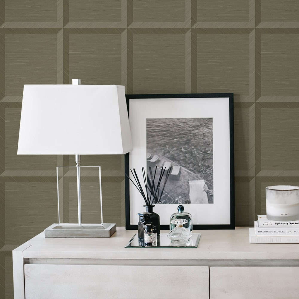 
                  
                    CP90805 geometric textured vinyl unpasted wallpaper decor from the A Lot More Textures collection by Seabrook Designs
                  
                