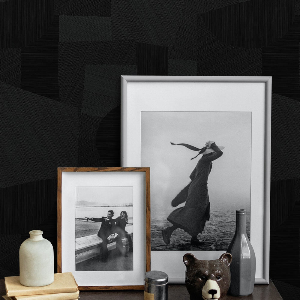 
                  
                    CP91000 geometric textured vinyl unpasted wallpaper decor from the A Lot More Textures collection by Seabrook Designs
                  
                