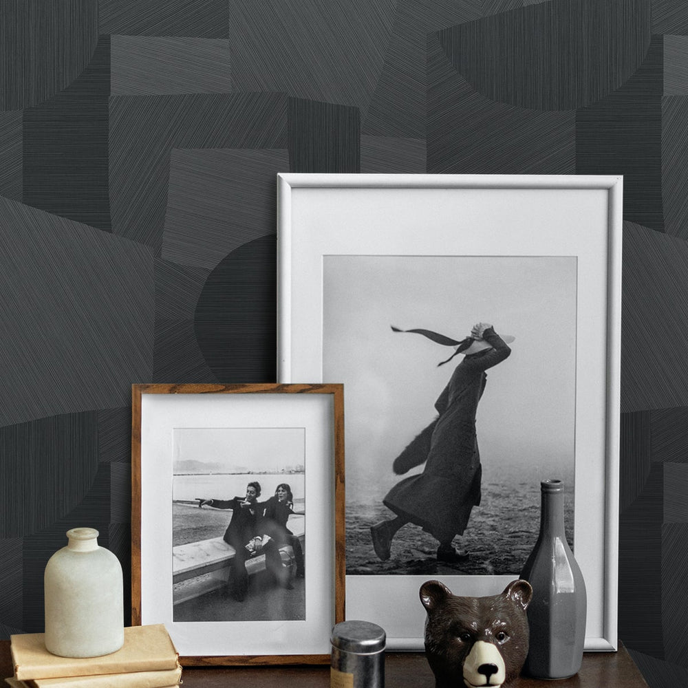 
                  
                    CP91008 geometric textured vinyl unpasted wallpaper decor from the A Lot More Textures collection by Seabrook Designs
                  
                