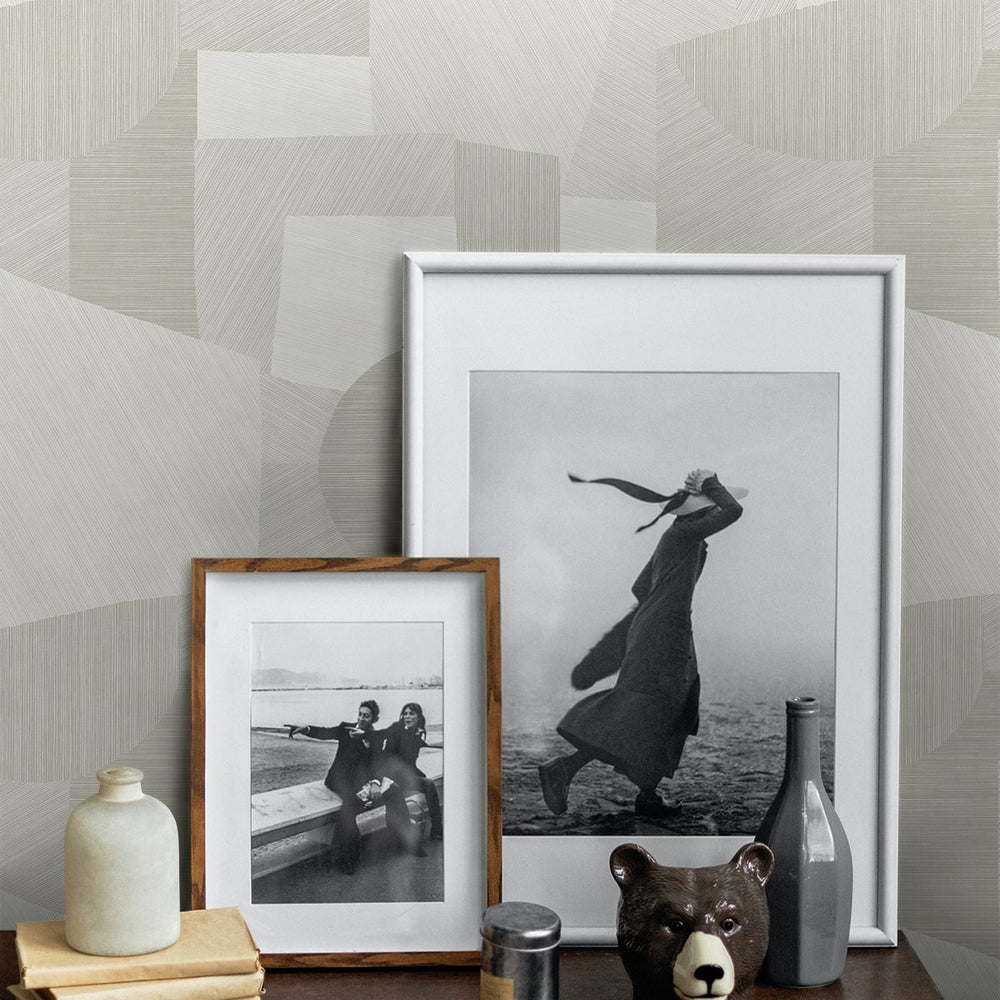 
                  
                    CP91010 geometric textured vinyl unpasted wallpaper decor from the A Lot More Textures collection by Seabrook Designs
                  
                