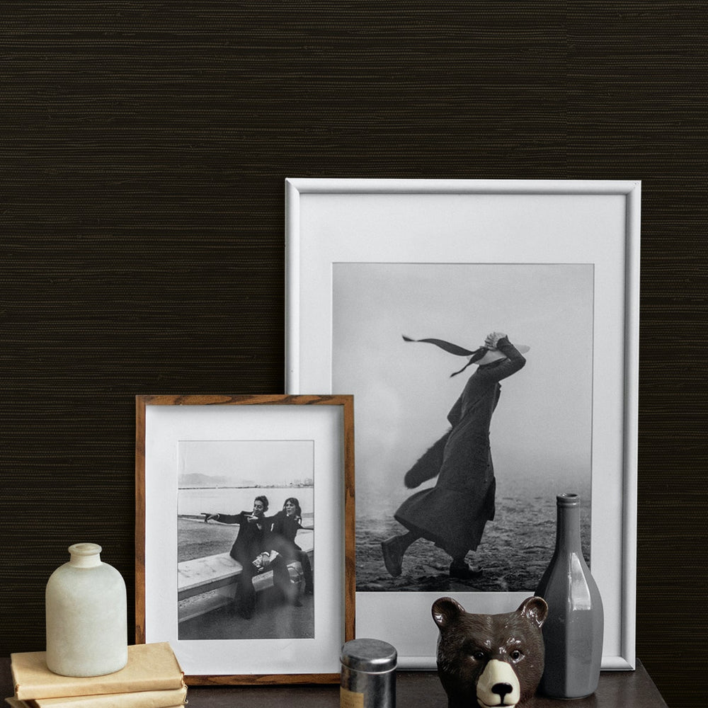 
                  
                    CP91205 faux grasscloth textured vinyl wallpaper accent from the A Lot More Textures collection by Seabrook Designs
                  
                