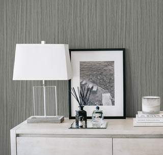 CP91718 stria faux vinyl textured wallpaper decor from the A Lot More Textures collection by Seabrook Designs