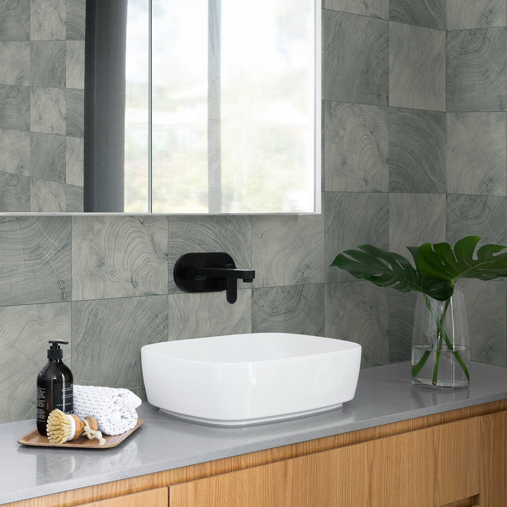 
                  
                    CP91908 faux wood embossed vinyl textured wallpaper bathroom from the A Lot More Textures collection by Seabrook Designs
                  
                