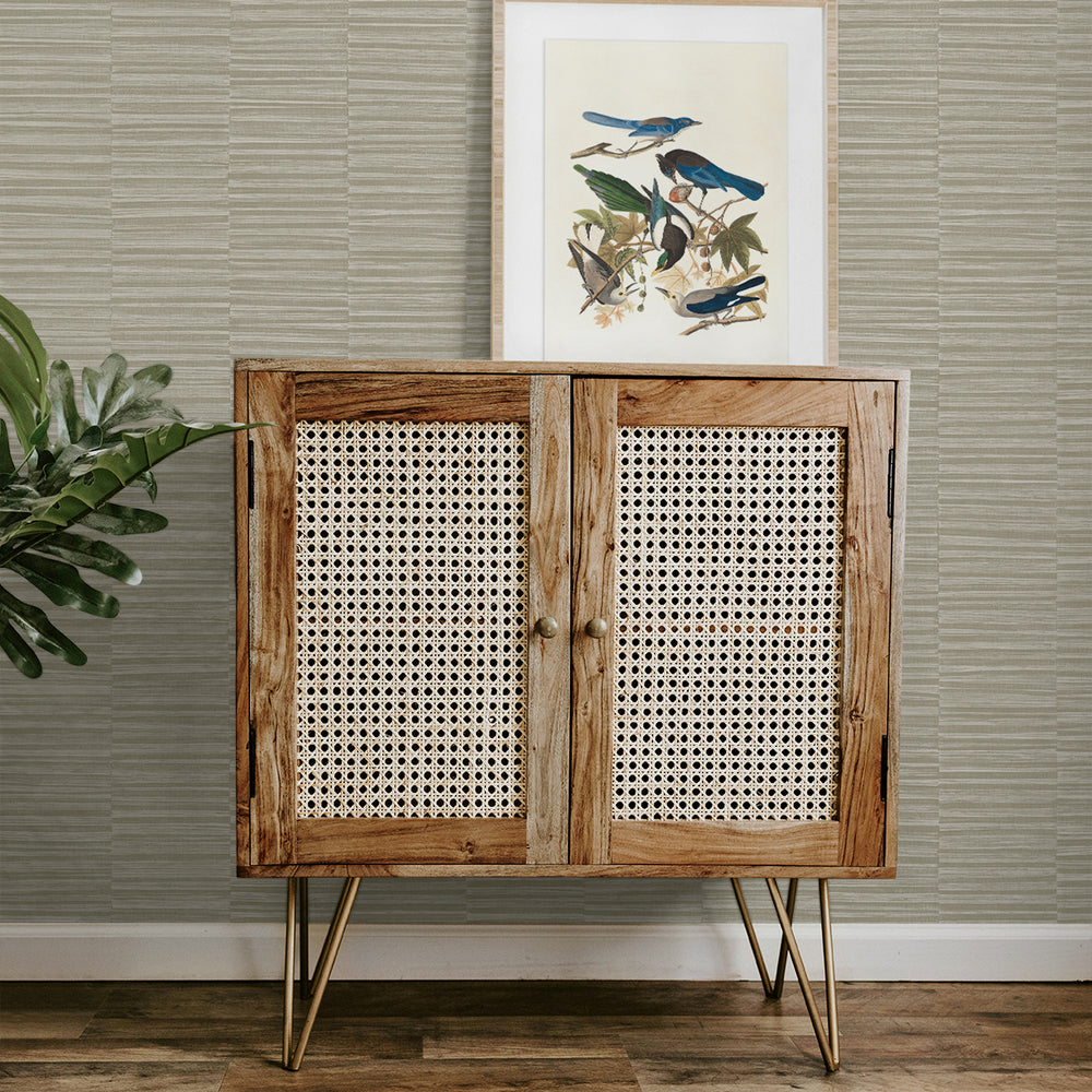
                  
                    CP92007 faux grass stripe textured vinyl wallpaper entryway from the A Lot More Textures collection by Seabrook Designs
                  
                