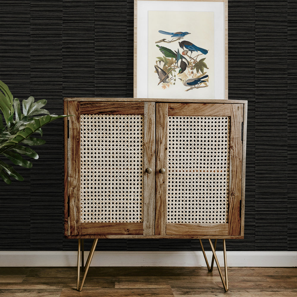 
                  
                    CP92010 faux grass stripe textured vinyl wallpaper entry table from the A Lot More Textures collection by Seabrook Designs
                  
                