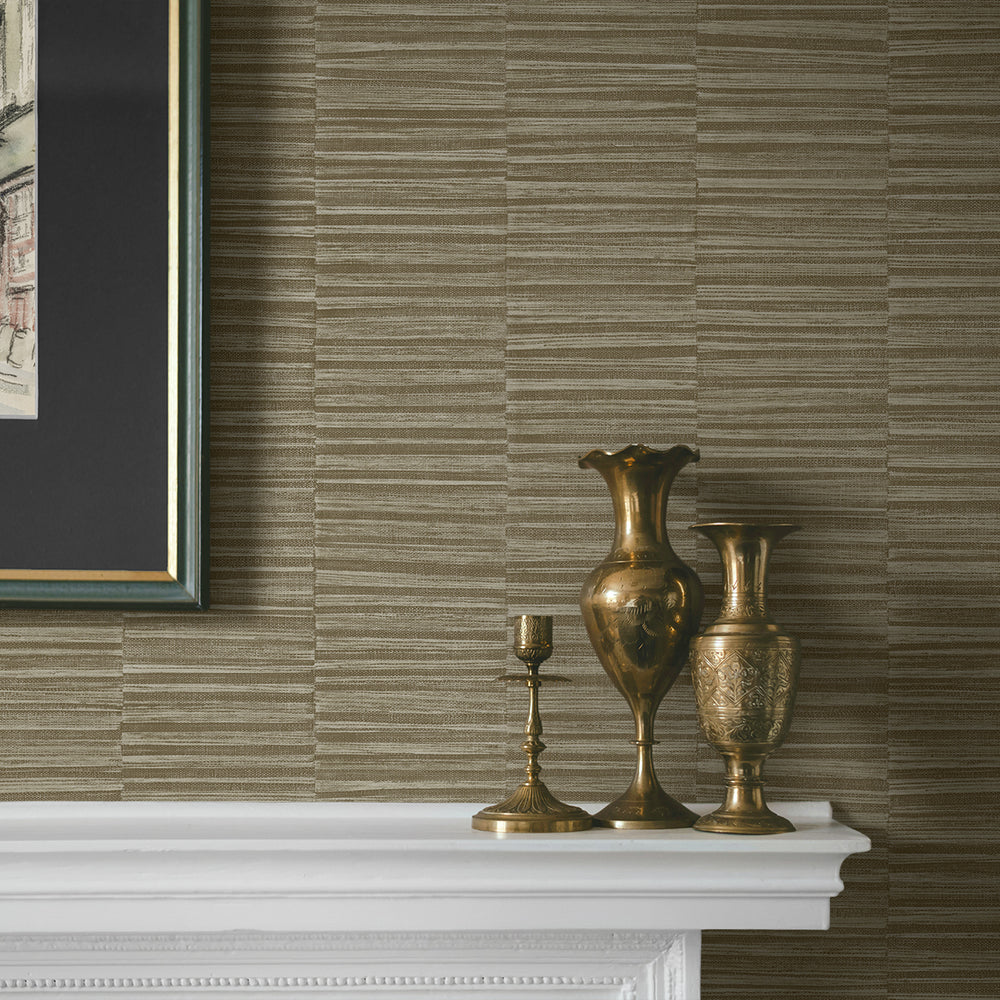 
                  
                    CP92017 faux grass stripe textured vinyl wallpaper mantle from the A Lot More Textures collection by Seabrook Designs
                  
                