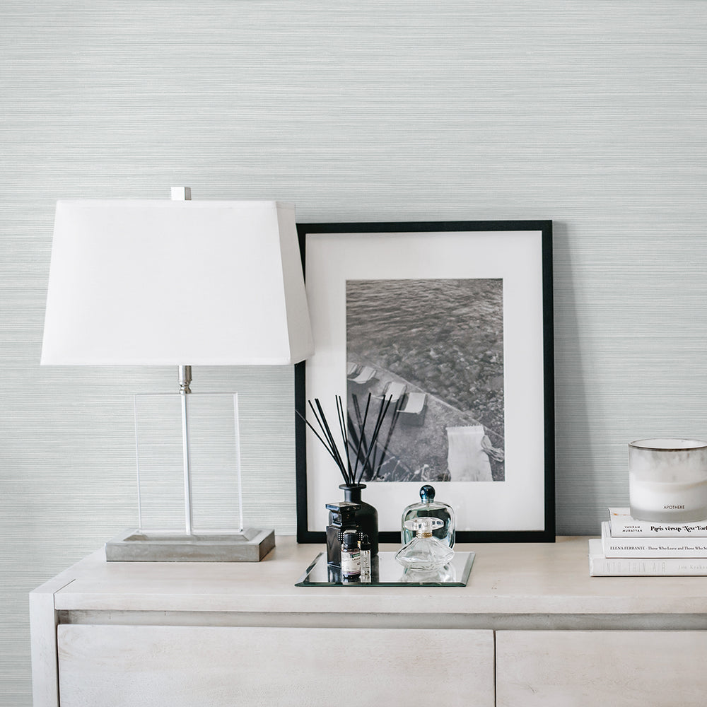 
                  
                    CP92118 faux grasscloth textured vinyl wallpaper frame from the A Lot More Textures collection by Seabrook Designs
                  
                