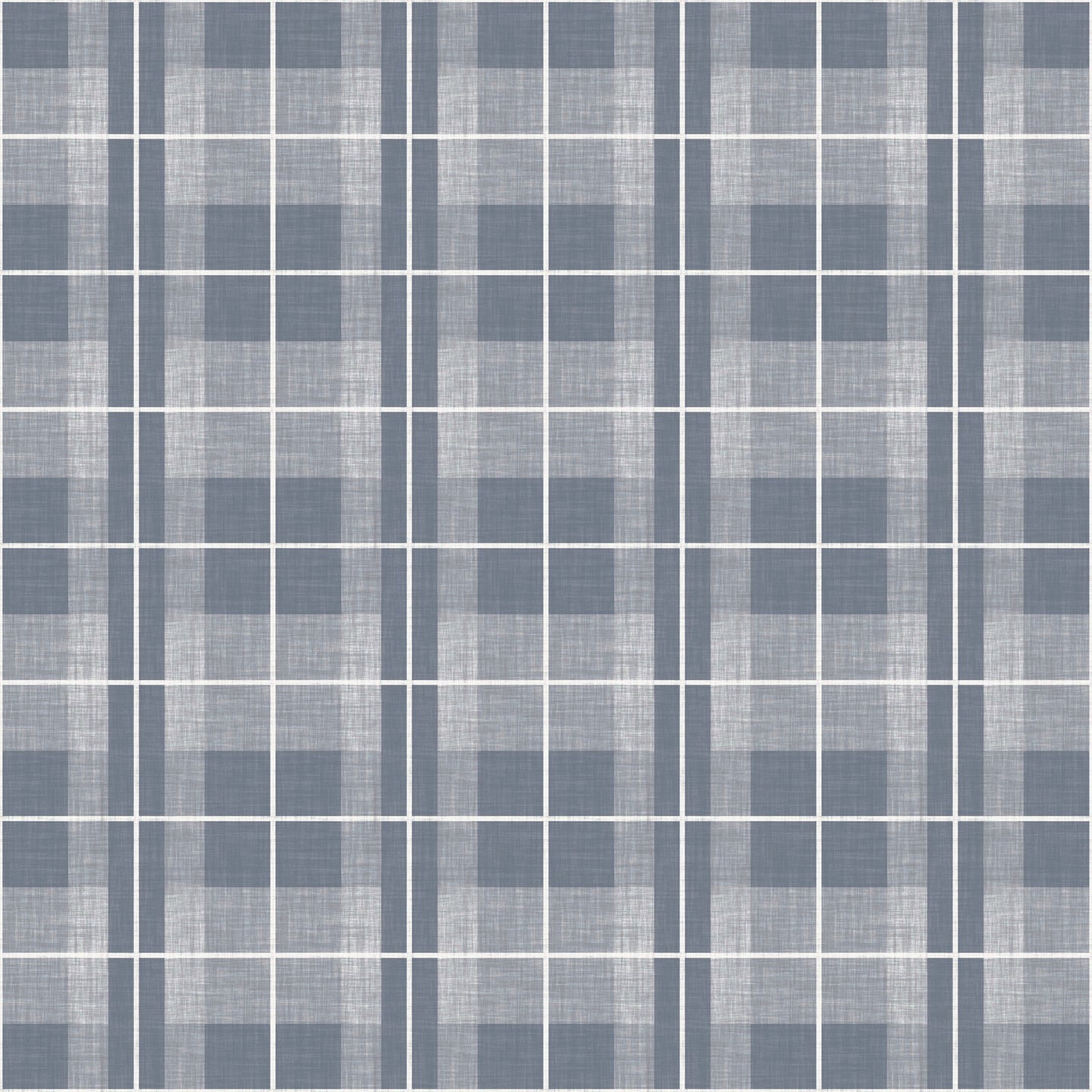 blue plaid peel and stick wallpaper from Say Decor