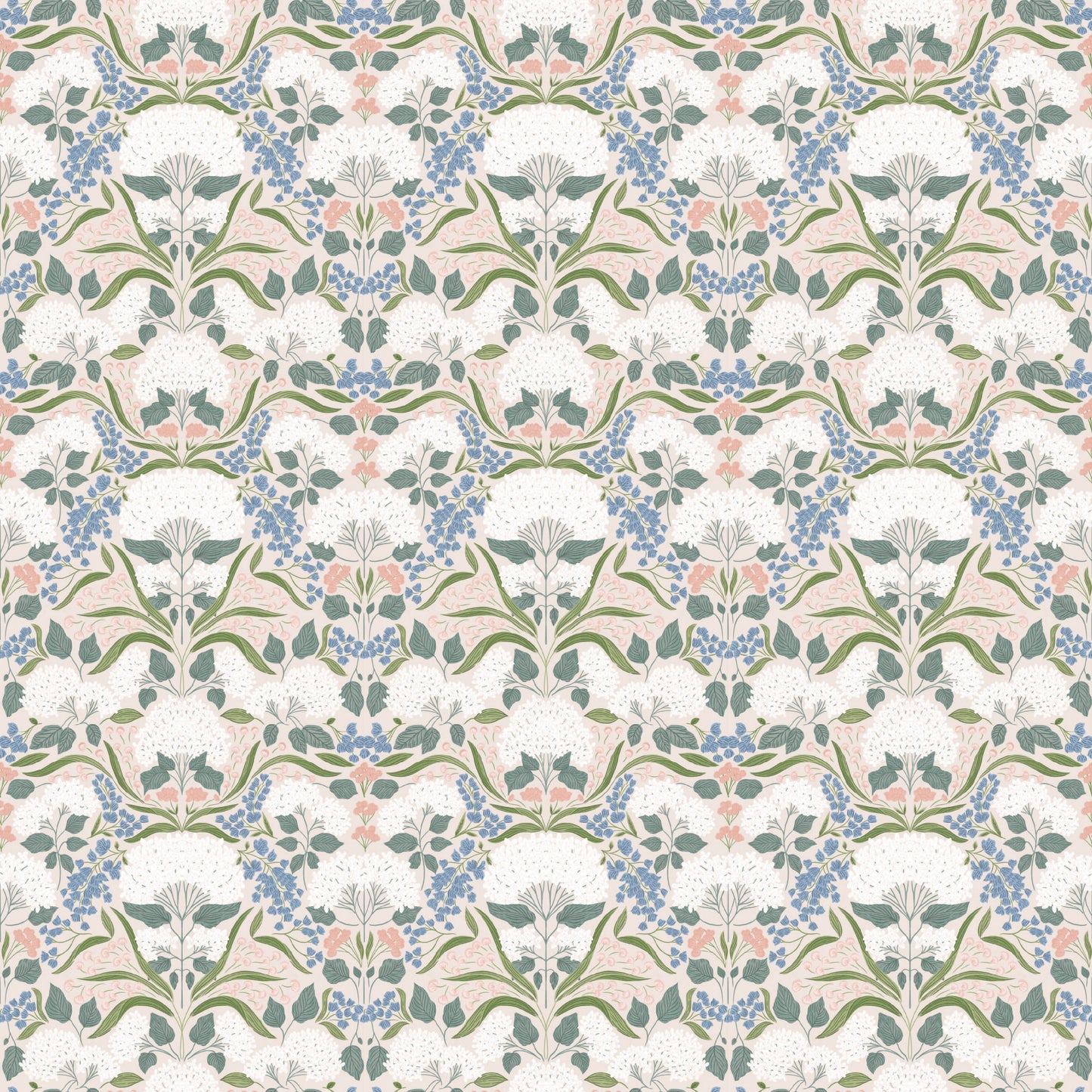 Neutral Catherine Floral Peel and Stick Wallpaper from Say Decor