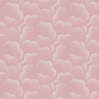 Mitchell Black Revel Clouds Abstract Wallpaper in shade Blush at Say Decor