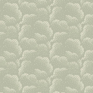Mitchell Black Revel Clouds Abstract Wallpaper in shade Pale Green at Say Decor