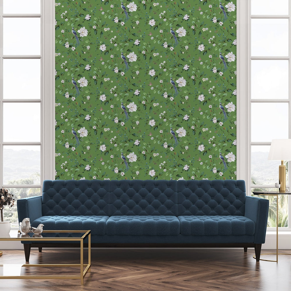 
                  
                    DB20804 chinoiserie peel and stick wallpaper living room from Daisy Bennett Designs
                  
                