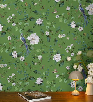 DB20804 chinoiserie peel and stick wallpaper decor from Daisy Bennett Designs