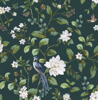 DB20814 chinoiserie peel and stick wallpaper from Daisy Bennett Designs