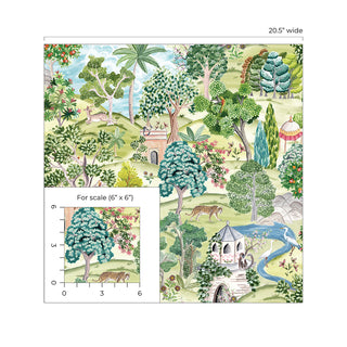 Mystical Garden Premium Matte Non-Woven Peel and Stick Wallpaper scale at Say Decor