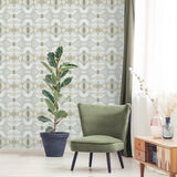 DBW1002 Kaleidoscope wallpaper living room from Daisy Bennett Designs