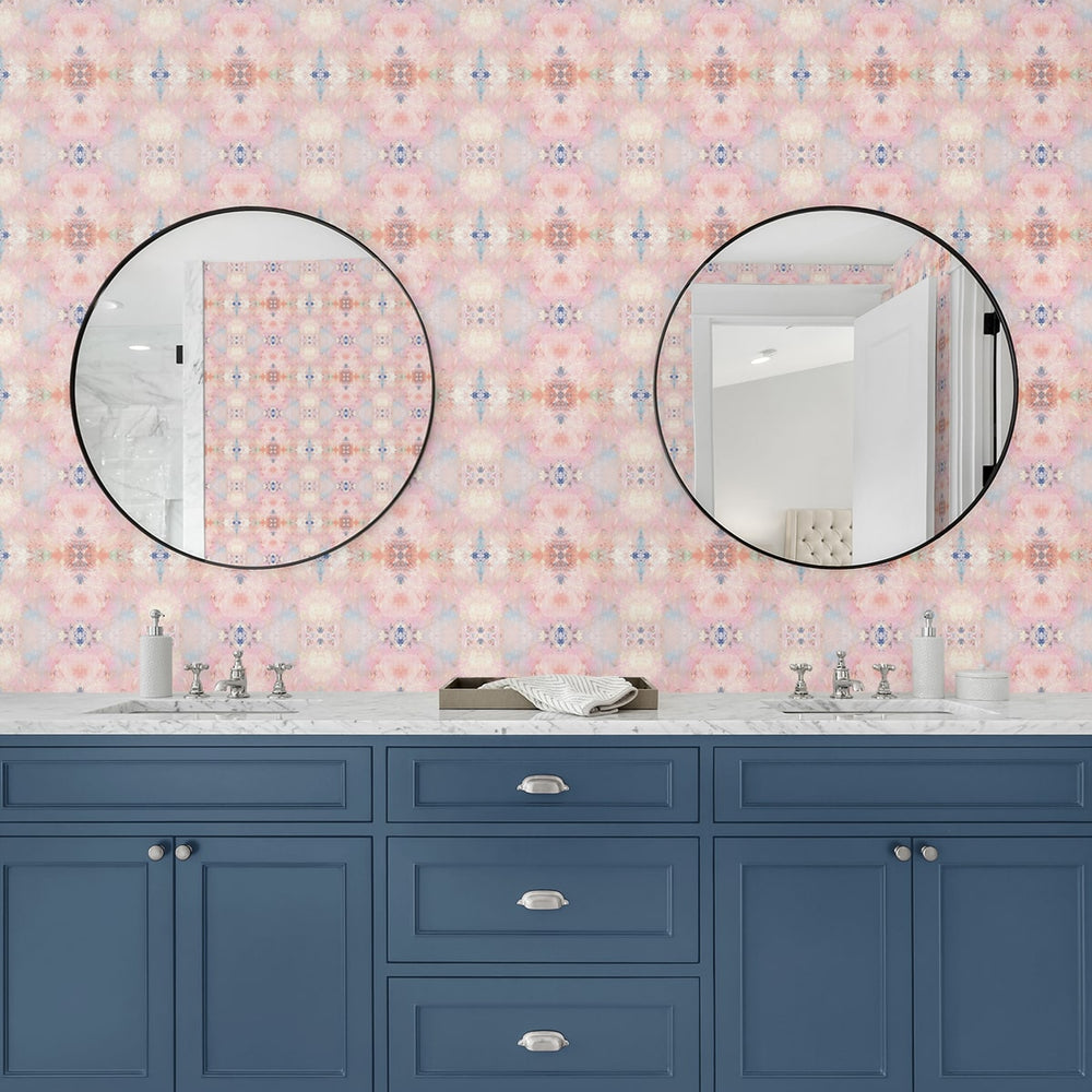 
                  
                    DBW1003 Kaleidoscope wallpaper bathroom from Daisy Bennett Designs
                  
                