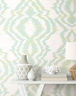 DBW8001 Moirella geometric wallpaper decor from Daisy Bennett Designs