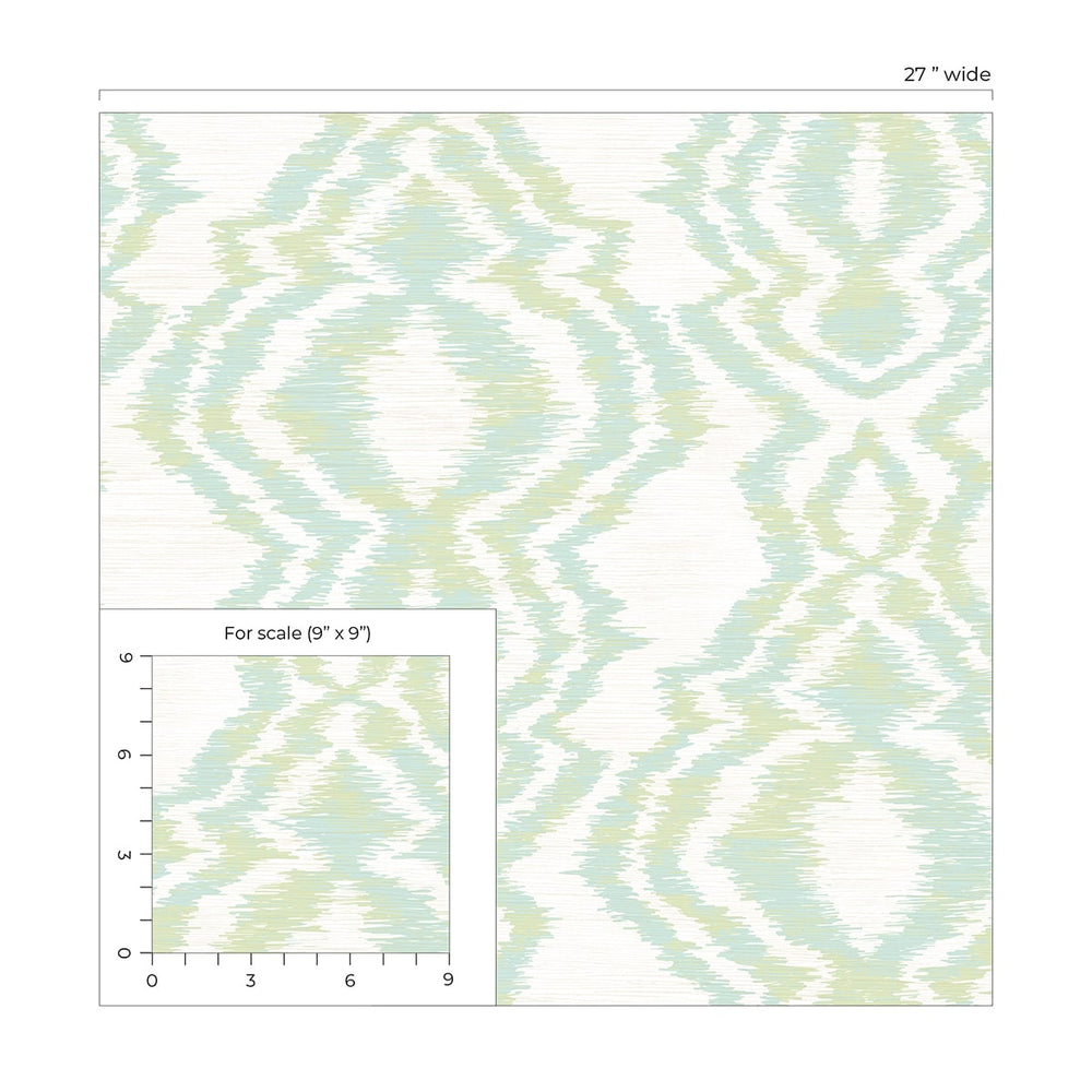 DBW8001 Moirella geometric wallpaper scale from Daisy Bennett Designs