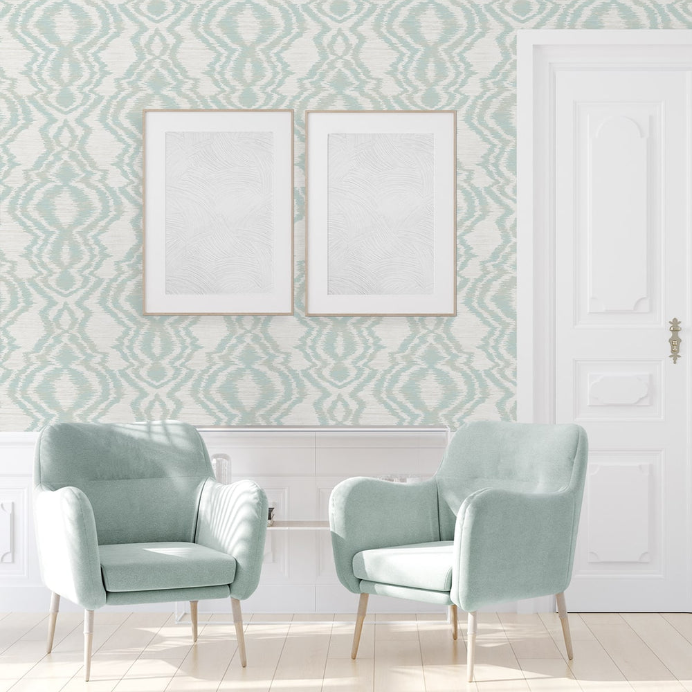 
                  
                    DBW8002 Moirella geometric wallpaper entryway from Daisy Bennett Designs
                  
                