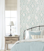 DBW8002 Moirella geometric wallpaper bedroom from Daisy Bennett Designs
