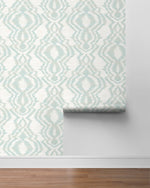 DBW8002 Moirella geometric wallpaper roll from Daisy Bennett Designs