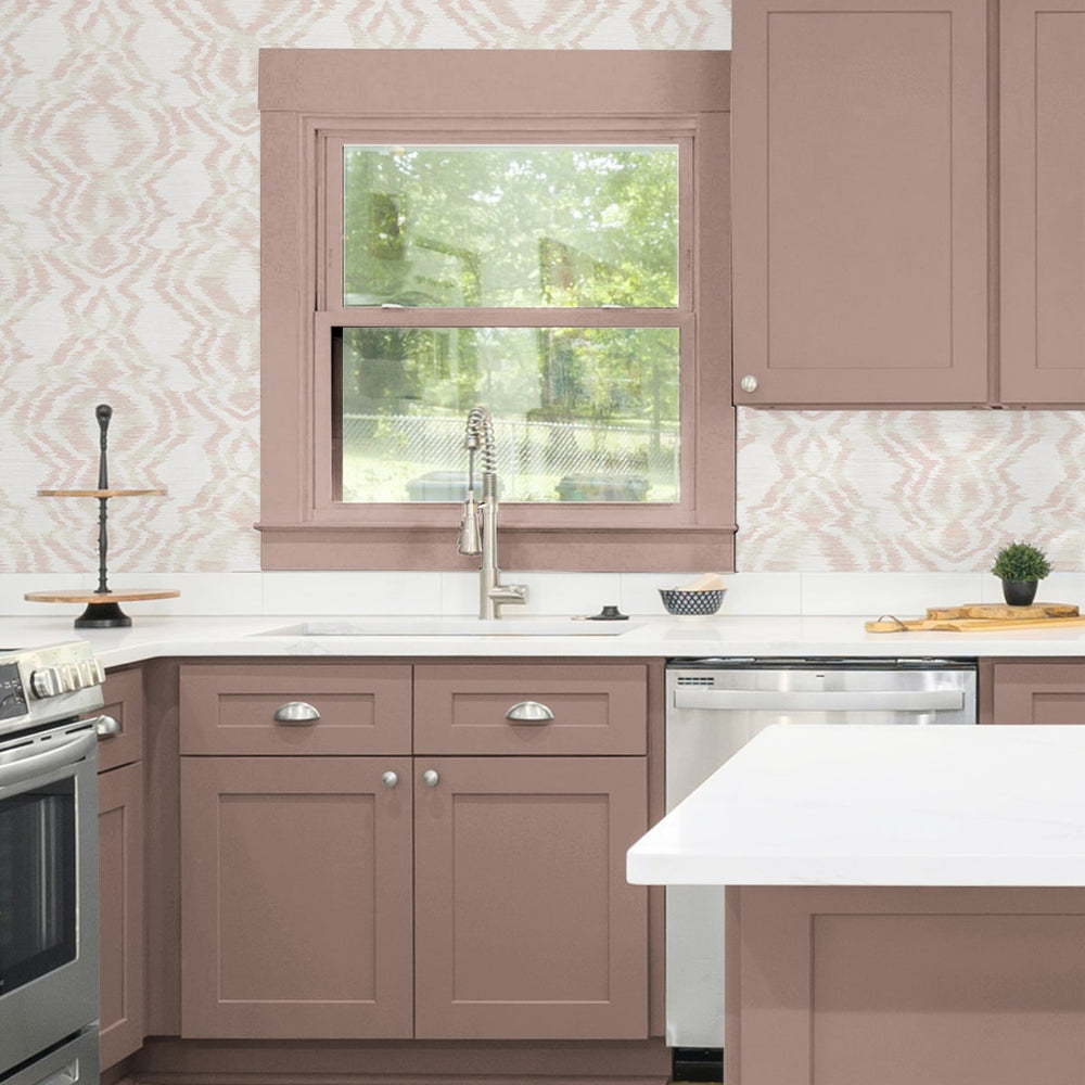 
                  
                    DBW8006 Moirella geometric wallpaper kitchen from Daisy Bennett Designs
                  
                