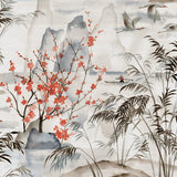 DG21201 sisal grasscloth wallpaper floral botanical from Seabrook Designs