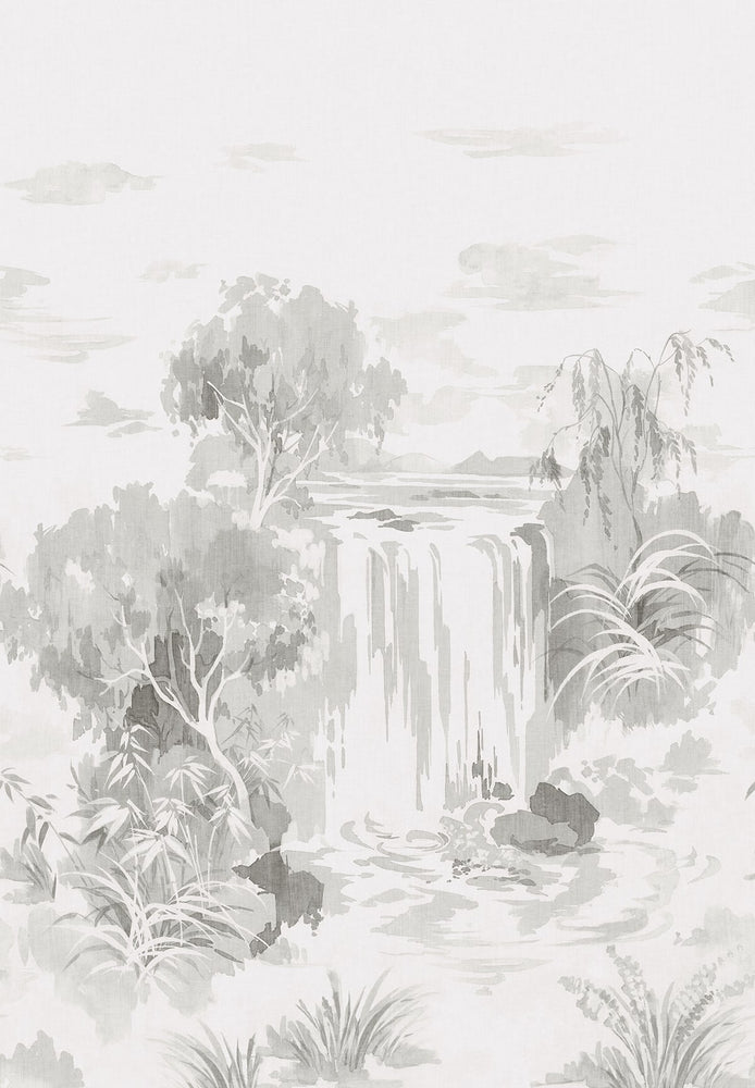 Whinhill Waterfall Linen Unpasted Wall Mural