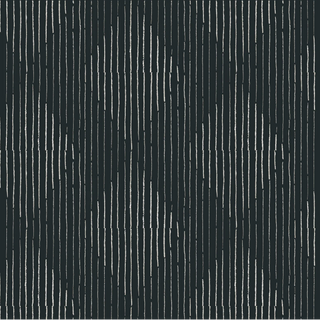 Mitchell Black Diamonds Geometric Wallpaper in shade Black at Say Decor