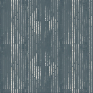 Mitchell Black Diamonds Geometric Wallpaper in shade Blue at Say Decor