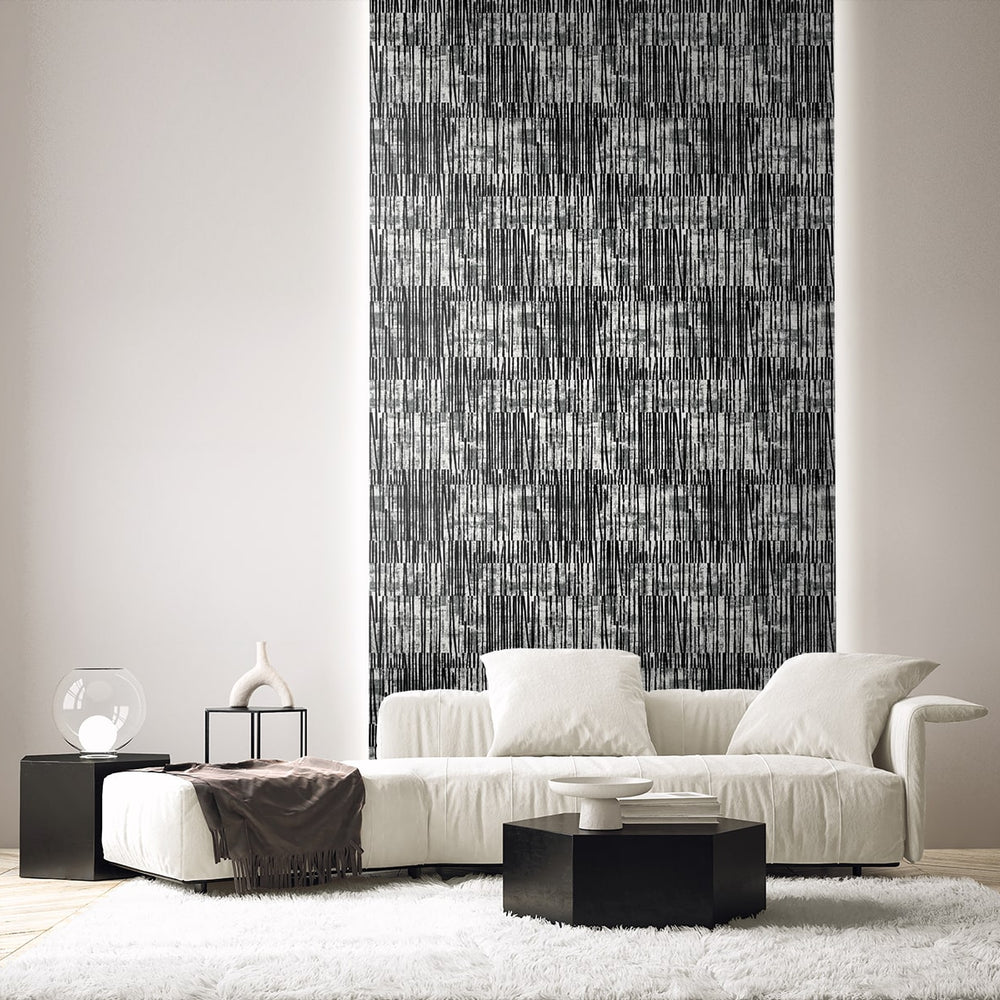 EL20000 striped wallpaper living room nonwoven from the Neutral Elements collection by Seabrook Designs