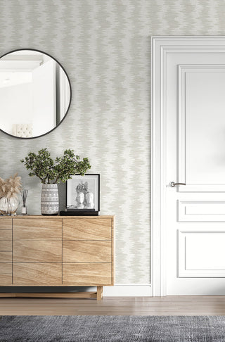 EL20207 striped wallpaper entry table abstract nonwoven from the Neutral Elements collection by Seabrook Designs