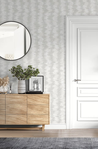 EL20210 striped wallpaper door abstract nonwoven from the Neutral Elements collection by Seabrook Designs