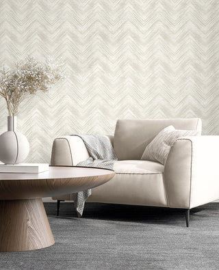 EL20407 chevron nonwoven wallpaper chair from the Neutral Elements collection by Seabrook Designs
