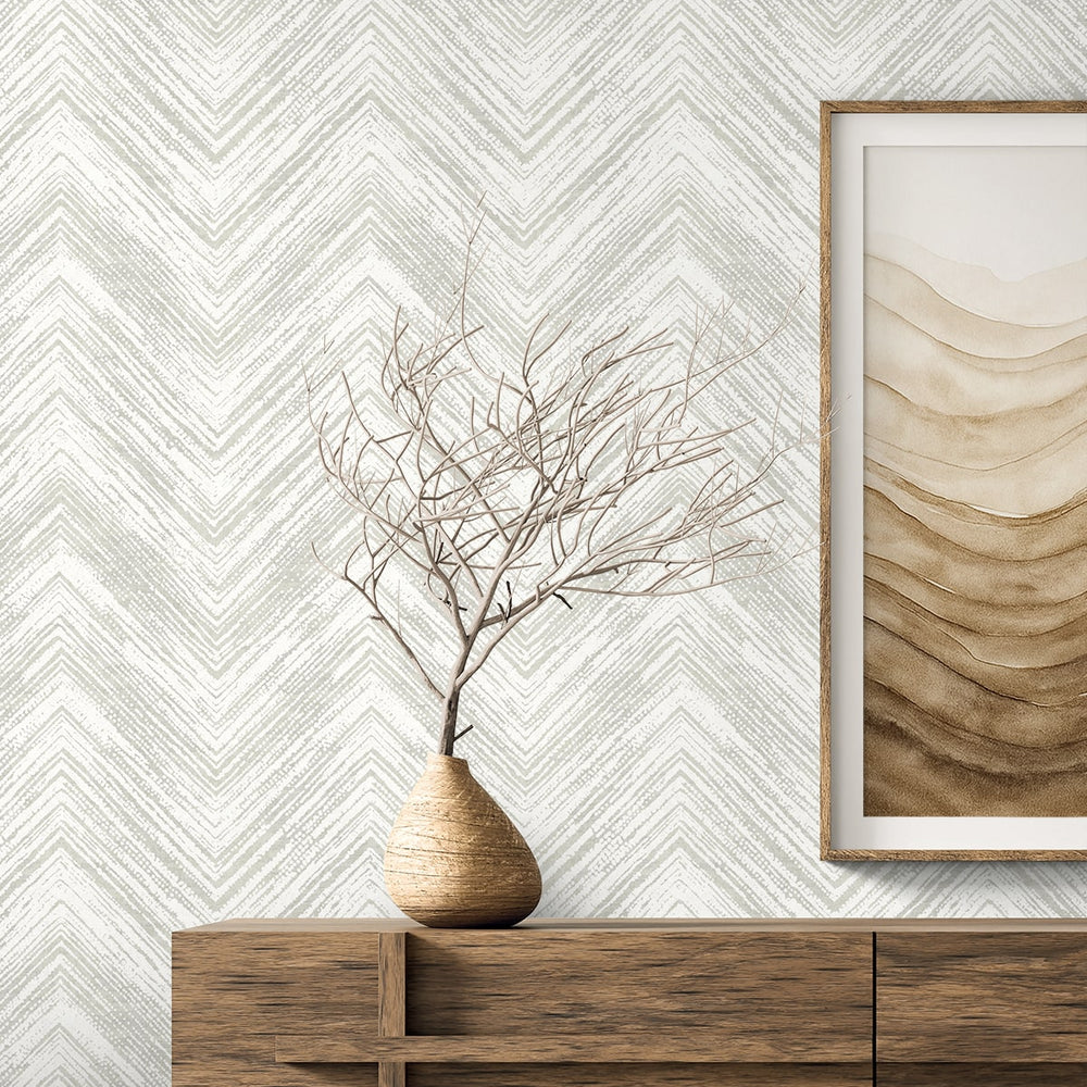 
                  
                    EL20410 chevron nonwoven wallpaper table from the Neutral Elements collection by Seabrook Designs
                  
                