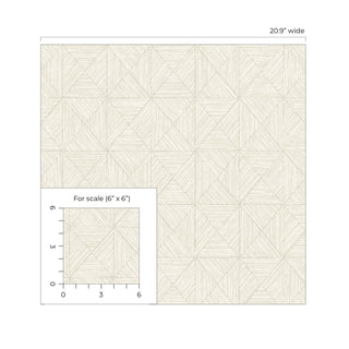 EL20500 geometric wallpaper scale nonwoven from the Neutral Elements collection by Seabrook Designs