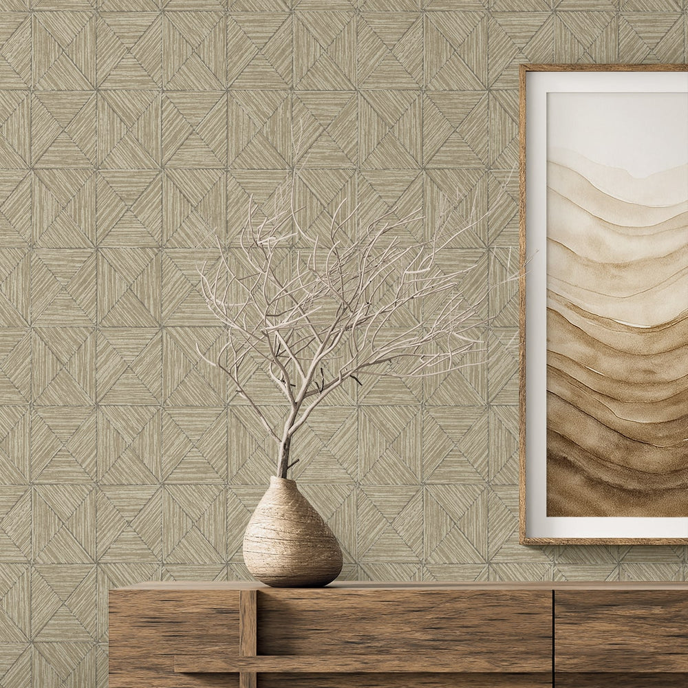 
                  
                    EL20507 geometric wallpaper accent nonwoven from the Neutral Elements collection by Seabrook Designs
                  
                