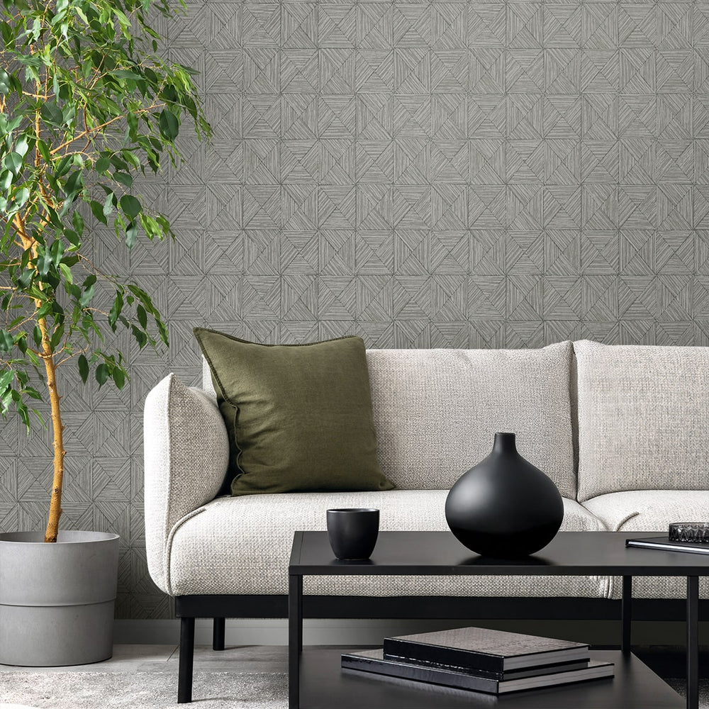 
                  
                    EL20508 geometric wallpaper nonwoven couch from the Neutral Elements collection by Seabrook Designs
                  
                