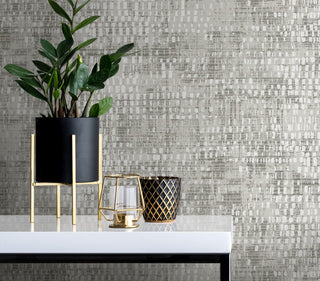 EL20708 abstract wallpaper plant nonwoven from the Neutral Elements collection by Seabrook Designs