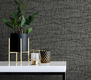 EL20800 Neutral Elements Tatiana Waves Abstract Unpasted Wallpaper Decor from Say Decor