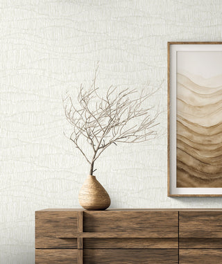 EL20805 Neutral Elements Tatiana Waves Abstract Unpasted Wallpaper Decor from Say Decor