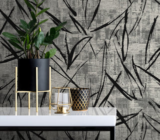 EL20900 Neutral Elements Luneth Abstract Unpasted Wallpaper Decor from Say Decor
