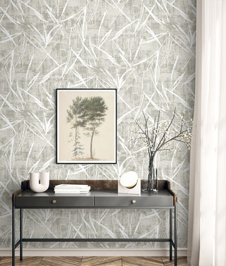 EL20908 Neutral Elements Luneth Abstract Unpasted Wallpaper Entry from Say Decor