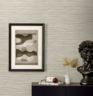 EN40008 Natural Grass Textures Savanna Faux Grasscloth Unpasted Wallpaper Decor at Say Decor