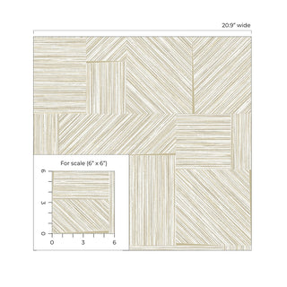 EN40105 Natural Grass Textures Husk Geometric Unpasted Wallpaper Scale at Say Decor