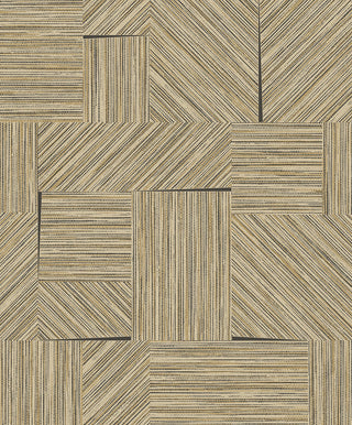 EN40106 Natural Grass Textures Husk Geometric Unpasted Wallpaper at Say Decor